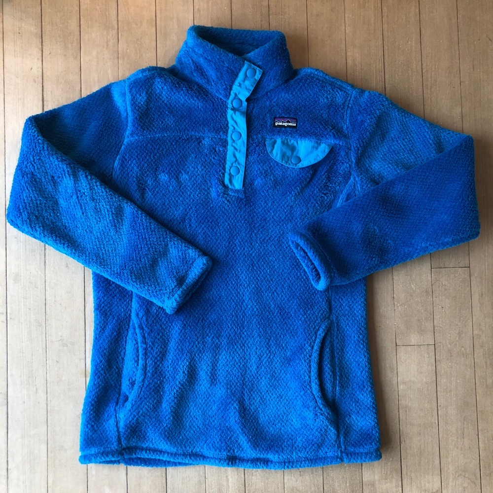 Patagonia Girls Synchilla Quarter Button Pullover